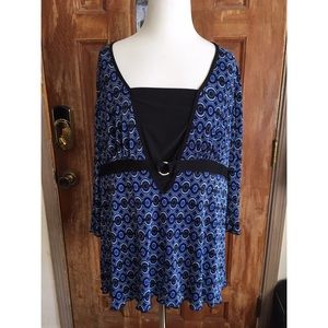 Lane Bryant 3/4 length sleeve blouse